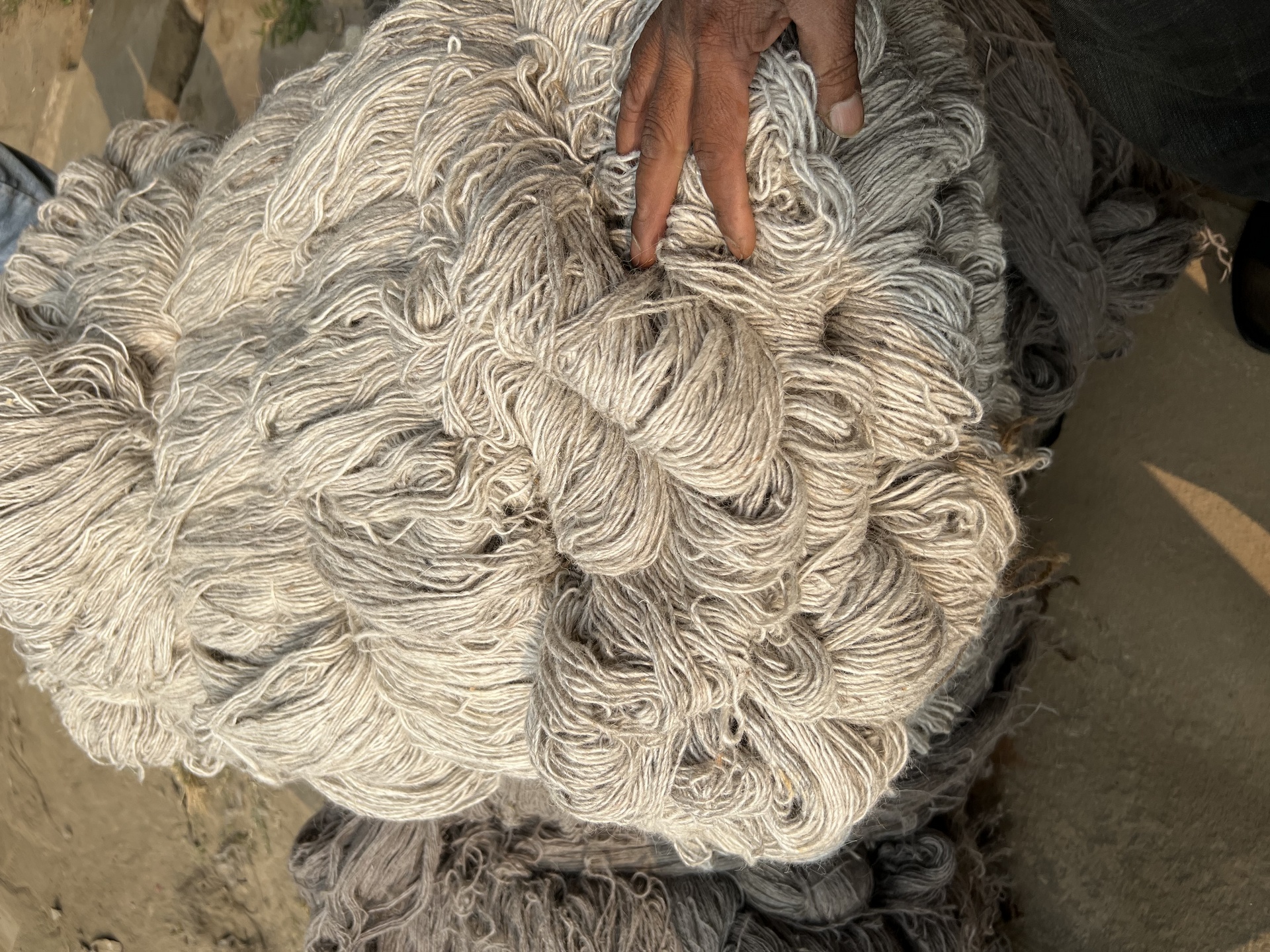 Material Used in Handknotted Rugs